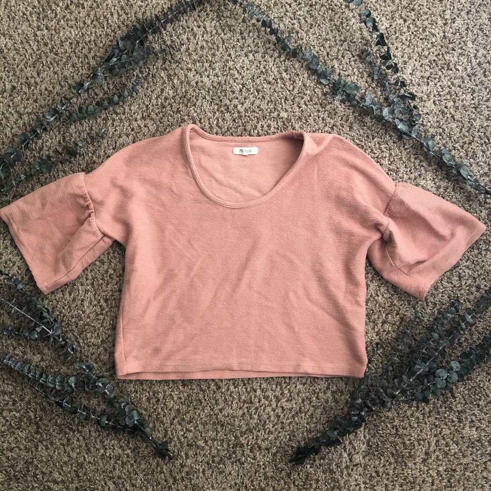 Madewell Pink Oversized Sweater Top